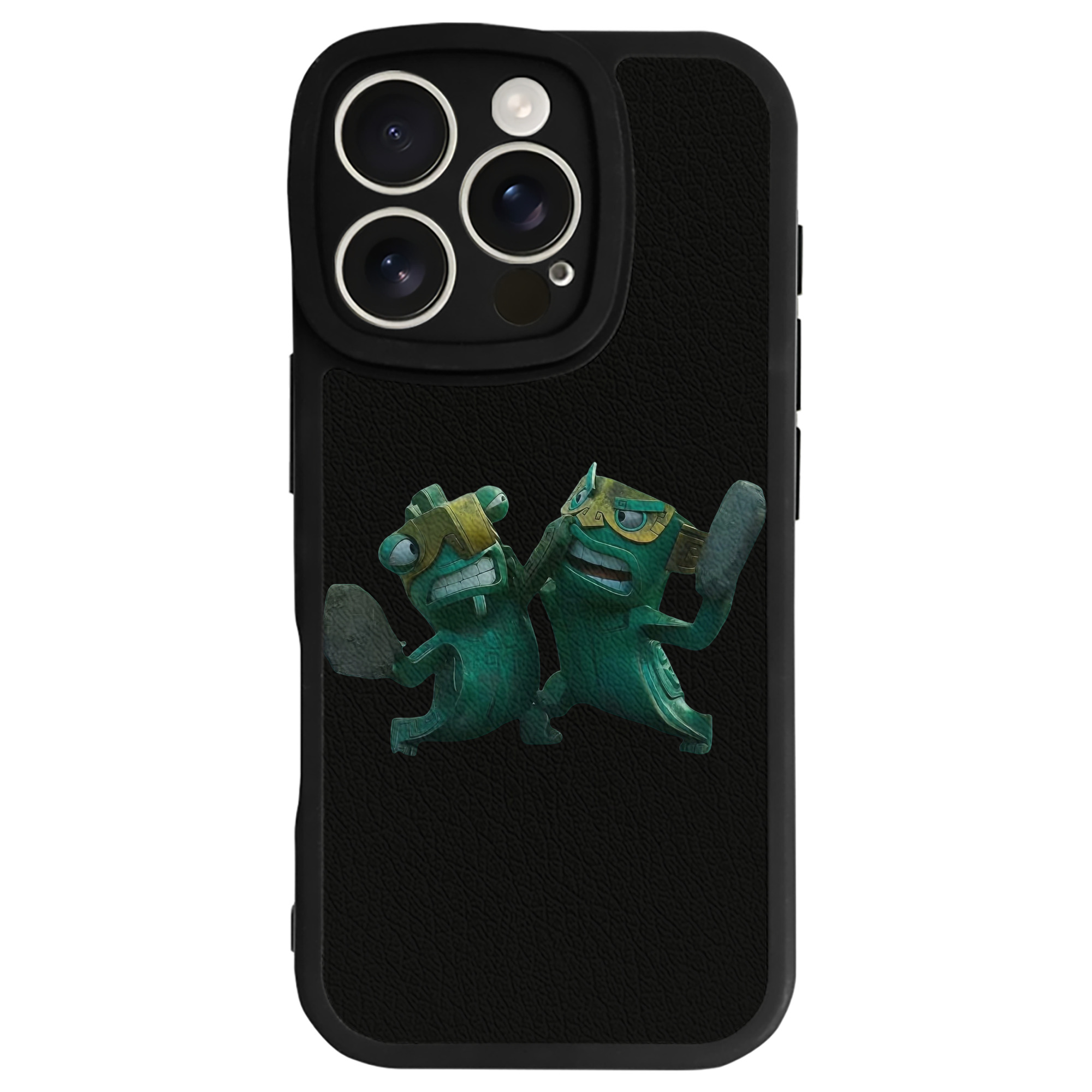 （画像用） Ne Zha 2 ナタ 魔童の大暴れ 【iPhone 16シリーズ対応】シリコンスマホケース（レザー調） 材質：シリコン